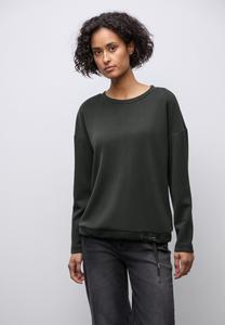 Топ Street One Long sleeved top, Braun/Dark Brown