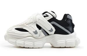 Black Warrior G2 Collection Low-Top Chunky Sneakers Unisex Black White OGR, Fasma