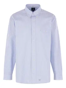 Рубашка в полоску на пуговицах J.Press, синий