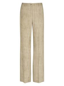 MADELEINE Широкие плиссированные брюки в цвете капучино