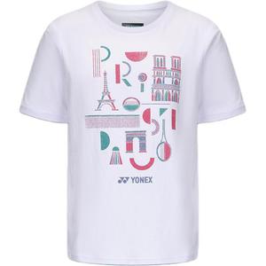 Футболка для детей с круглым вырезом Moderate YONEX, белый