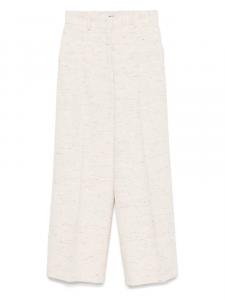 Меланжевые брюки MSGM, нейтральный