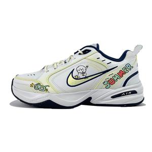 Nike Air Monarch 4 нескользящие и износостойкие утолщенные кроссовки low top для увеличения роста unisex white