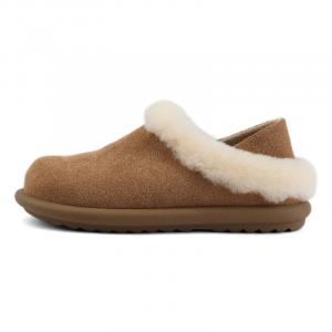 CENTRAL&KITTY Женские тапочки с закрытым носком верблюжьего цвета, цвет Camel