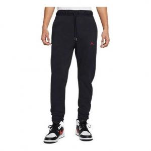 Спортивные штаны Men's Air Jordan Drawstring Lacing Bundle Feet Sports Pants/Trousers/Joggers Black, черный