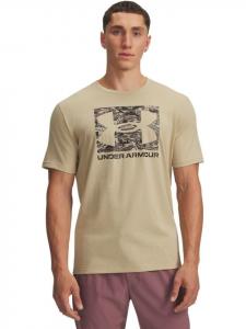 Спортивная футболка ABC Camo Boxed Logo T-Shirt коричневого цвета Under Armour