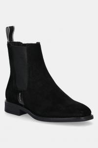 Женские ботинки челси Gant Fayy замшевые на каблуке, черный