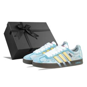 Adidas VL COURT 2.0 устойчивые к истиранию низкие кроссовки для скейтбординга Unisex Light Blue