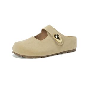 Устойчивые к истиранию сандалии с закрытым носком, женские, абрикосового цвета MADALLO, Apricot