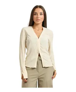 Рубашка Essential Fluid Patrizia Pepe, белый