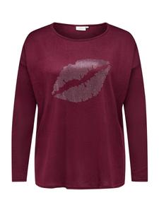 Рубашка ONLY Carmakoma CARALBA, темно-красный