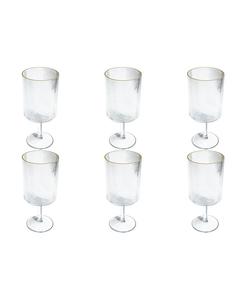 Набор из 6 бокалов Stax Optic Twist Abode Homewares, прозрачный