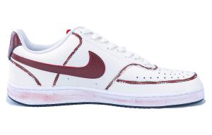 Nike Court Vision 1 износостойкие и легкие низкие скейтборд кроссовки unisex красный белый