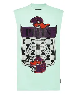 Майка Philipp Plein, зеленый