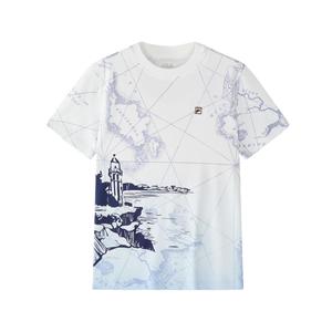 Футболка с принтом по всей поверхности для детей FILA KIDS, All Over Print