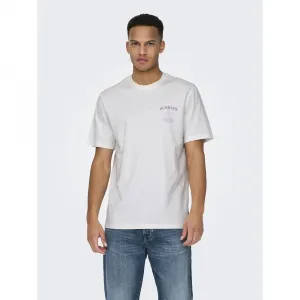 Футболка Only & Sons Kye Reg Photo, белый