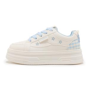 HUANQIU Кроссовки для скейтбординга Women's Low top Beige Blue
