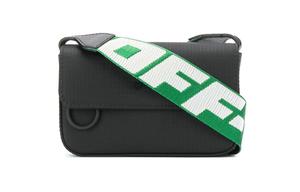 OFF-WHITE OFF WHITE кожаная поясная сумка, унисекс-сумка через плечо black