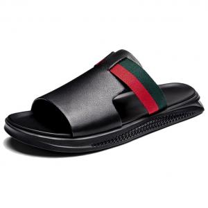 SULEGAO Сандалии-слайдеры с противоскользящей подошвой, быстросохнущие, мужские, черные