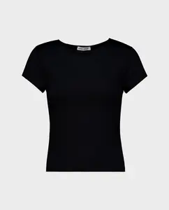 Женская футболка с коротким рукавом Easy Wear, черный