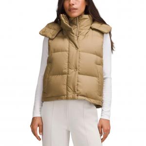 Пуховый жилет Wunder Puff Series для женщин, средний размер Lululemon, hazelnut коричневый/filt/trnh