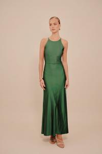Платье WAL G. ANNA-LEE CROSS BACK, Emerald Green/Green