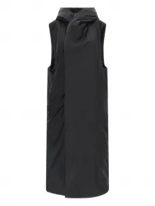 Стеганый жилет с капюшоном Rick Owens Drkshdw, черный