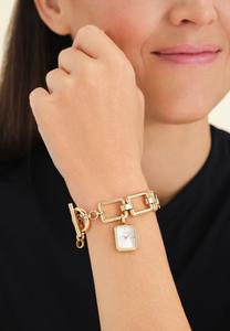 Часы OCTAGON CHARM CHAIN Rosefield, цвет gold