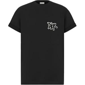 DIOR Футболка мужская Black Crew Neck Moderate
