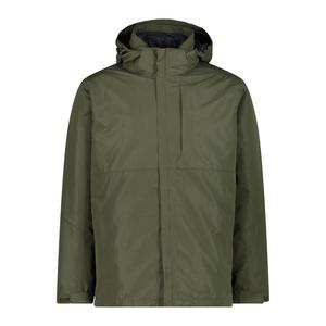 Мужская куртка CMP, мужская куртка с застежкой-молнией и отстегивающимся капюшоном, модель 33Z1577D