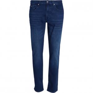 Джинсы Boss Logo Patch зауженные HUGO BOSS, синий