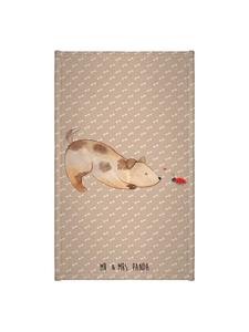 Хлопковое полотенце для собак с рисунком божьей коровки, без слов, для счастья собак  Mr. & Mrs. Panda, Hundeglück