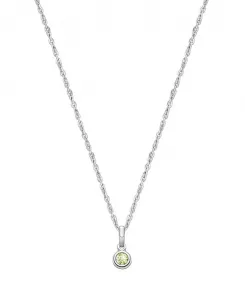 Детское колье из стерлингового серебра с камнями по знаку зодиака для девочек, 12-14 дюймов Tiny Blessings, august