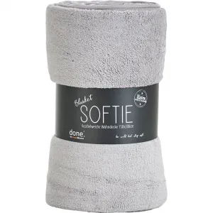 Плед Softie Очень мягкий плед из мягкого плюшевого материала, уютный плед Done., Stone