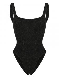 Hunza G купальник с квадратным вырезом, черный
