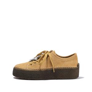 SELAIYA Женские повседневные низкие кроссовки устойчивые к истиранию землянисто-желтые, цвет Earth Yellow