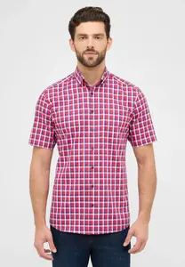 Рубашка Eterna с короткими рукавами "MODERN FIT", красный