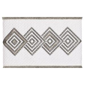 Linum Home Textiles Турецкий хлопок Noah Набор украшенных полотенец из 8 предметов, светло-серый