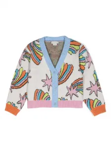 Кардиган Shooting Stars Stella McCartney Kids, белый