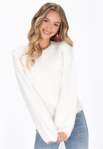 Джемпер IZIA Jumper, Offwhite/Off-White