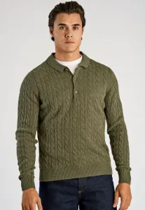 Джемпер-Поло с пуговицами Lindbergh, Dusty Army