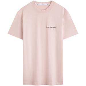 Футболка Cotton с принтом логотипа Jeans Calvin Klein, tf6-shell розовый