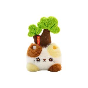 Искусственный бонсай цветочный горшок кот дерево процветания подсолнух кактус игрушечные куклы плюшевая кукла высота 17см MIANHUIYI