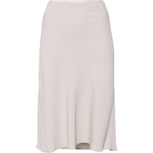 Ami Paris Юбка миди из крепа AMIPARIS, светло-бежевый