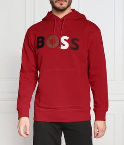 Толстовка мужская Boss Orange с вышивкой, красный