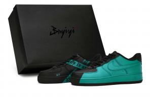 Производство ВВС 1 07 811, Starfall Joker, специальные низкие кроссовки для скейтбординга, унисекс, черные, Тиффани Nike, Black Tiffany