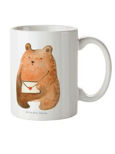 Детская кружка с мишкой, дизайн Скучаю по тебе, без надписи, белого цвета Mr. & Mrs. Panda