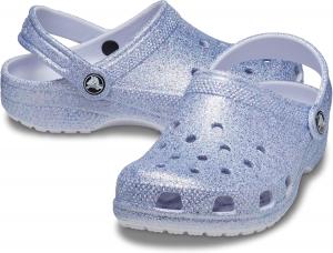 Детские кроксы Crocs Classic с блестками, Frosted Glitter