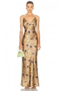 Платье Hank из шелка Staud, Vintage Floral