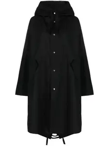 Парка с логотипом JIL SANDER, черный